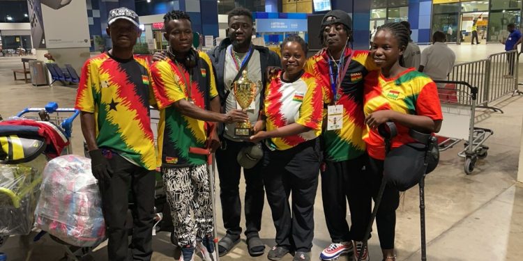 team ghana arrives home after bronze winning feat at 2025 itf qualifiers