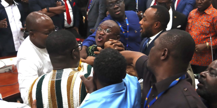 the chaos cowardice and the collapse of ghanas parliamentary integrity