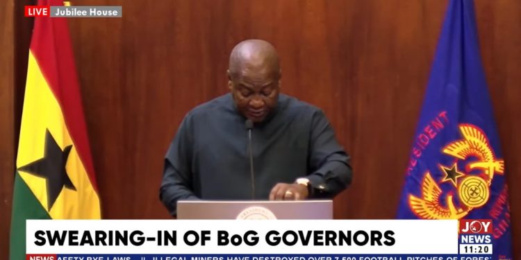 there wont be political interference and instructions to print more money mahama to bog