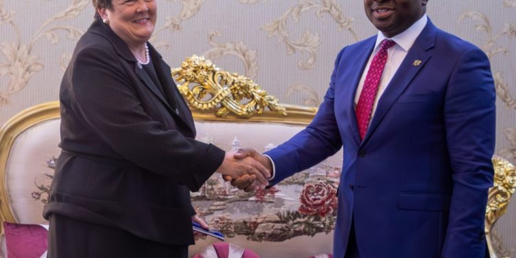 u s ambassador pays courtesy call on defence minister vows to continue strong security partnership