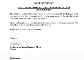 UG graduands to receive degrees without medals and scroll holders