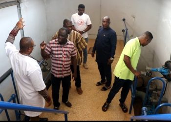 Volta Regional Minister inspects Kpeve headworks amid water crisis recovery
