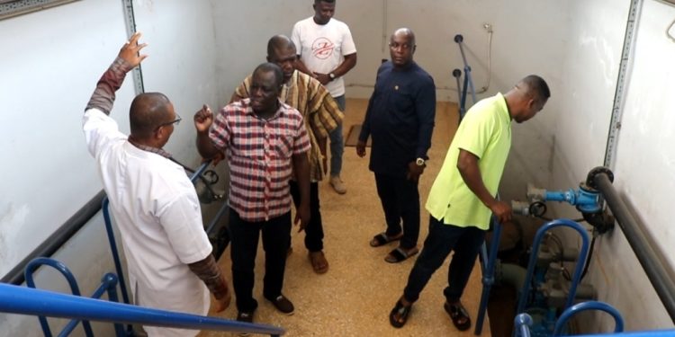 Volta Regional Minister inspects Kpeve headworks amid water crisis recovery 1 volta regional minister inspects kpeve headworks amid water crisis recovery