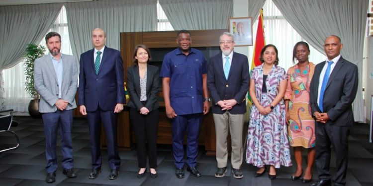 world bank delegation pays courtesy call on roads minister kwame agbodza