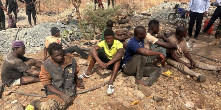66 galamseyers arrested in joint operation at tilli forest reserve in upper east