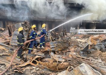 A/R Minister vs Fire Service: A blazing showdown amidst the flames at Adum