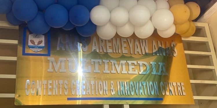 anas aremeyaw anas multimedia centre inaugurated at north eastern university nigeria