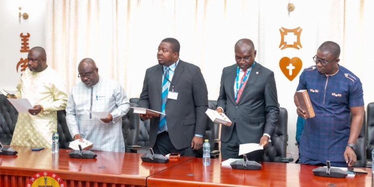 bagbin swears in first ever parliamentary committee on security and intelligence