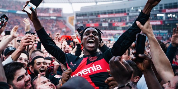 barcelona and top european clubs battling to sign bayer leverkusen star jeremie frimpong