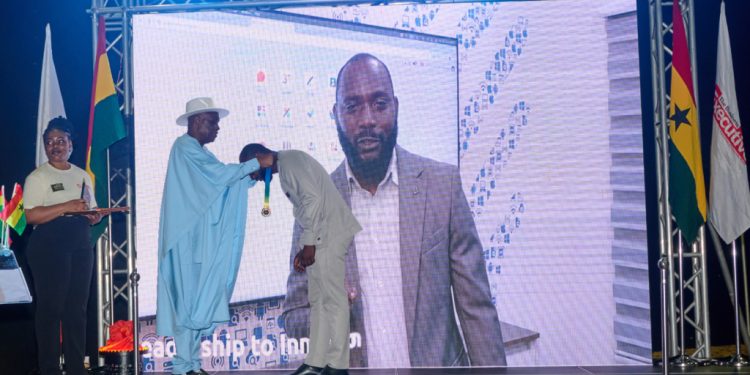 conak technology ceo bernard anyan mensah honoured at 100 ghana titans awards 2025