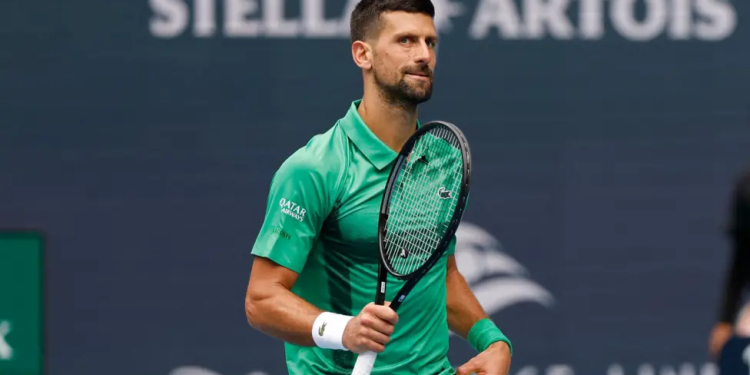 djokovic reaches miami final to close on 100th title
