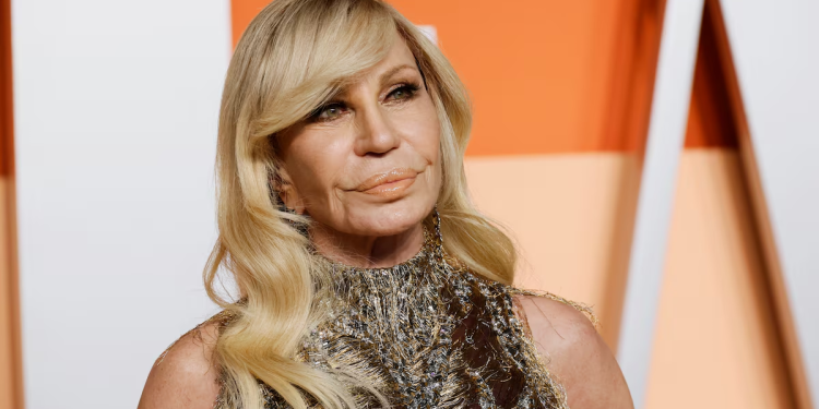 donatella versace steps down as design chief as sale talk swirls