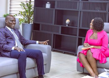 Dr. Louisa Satekla pays courtesy call on Haruna Iddrisu to promote oral health education