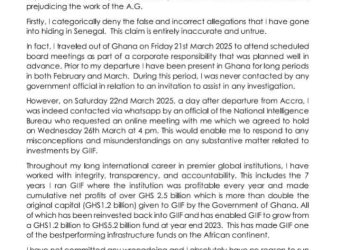 Ex-GIIF CEO denies hiding from justice in Senegal over Sky Train fiasco, says he’ll return