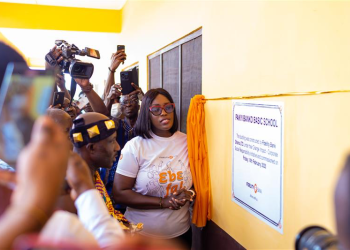 Fidelity Bank’s Orange Impact provides new classrooms and refurbished facilities to Techiman Baptist and Pakyi Banko Basic School