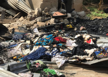 Fire destroys widow’s six-bedroom house in Dunyan-Nkwanta