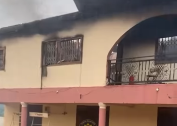 Fire ravages apartments, stores at Akyem Kwabeng