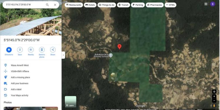 full details illegal mining spree on manhyia linked concession