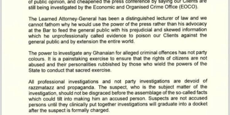 Full text: Adu Boahene’s response to AG’s embezzlement claims 1 full text adu boahenes response to ags embezzlement claims