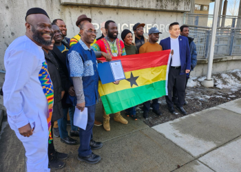 Historic first as Ghana flag is raised at Prince George City Hall to mark Independence Day