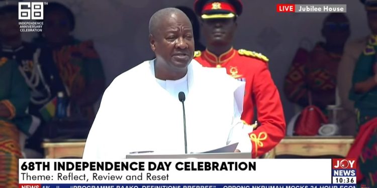 hosting a scaled back 68th independence anniversary is due to economic hardship mahama