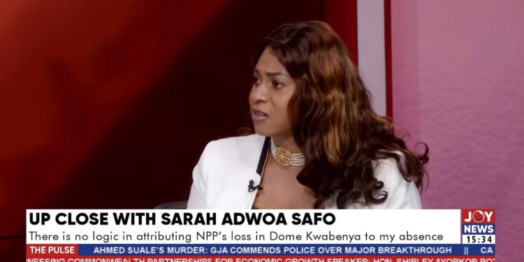 i wont contest dome kwabenya seat again only my father can change my mind adwoa safo