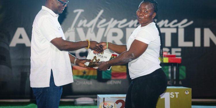 independence armwrestling challenge ghana dominates in four nation tournament