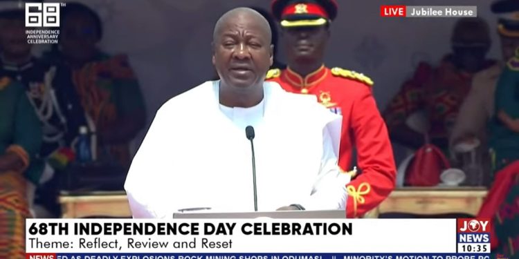 independence day anniversary 95 of estimated budget saved mahama