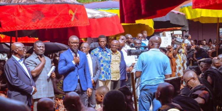 jinapor assures otumfuo of improved power supply in kumasi