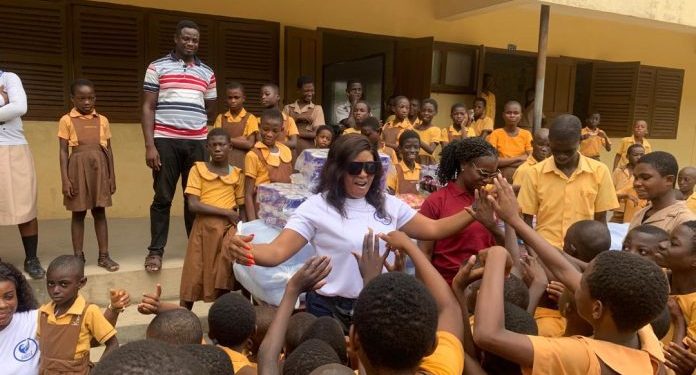 lady ann foundation and lady1 foundation unite to bring joy to nyanfeku ekroful methodist basic school