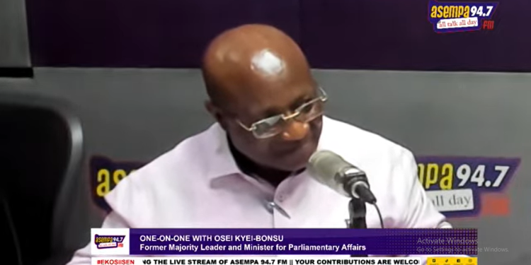 life after parliament is yet to begin osei kyei mensah bonsu