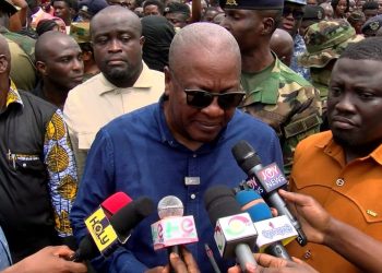 Mahama commiserates with Adum fire victims, pledges gov’t support