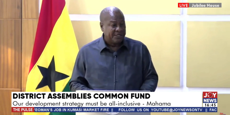 Mahama expresses confidence in new District Assemblies Common Fund administrator 1 mahama expresses confidence in new district assemblies common fund administrator