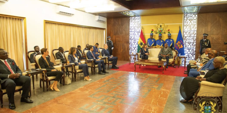 mahama receives five new envoys