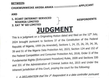 Nigerian court rules against Dominos Pizza for unlawful use of customer data