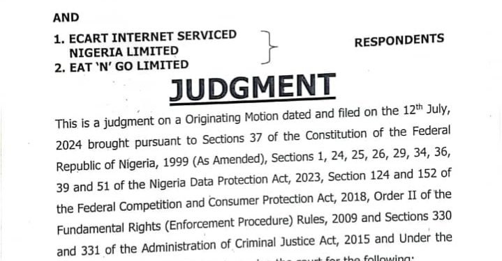 nigerian court rules against dominos pizza for unlawful use of customer data