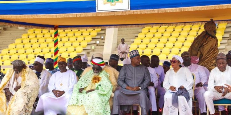 photos mahama observes eid al fitr with muslim community at black star square