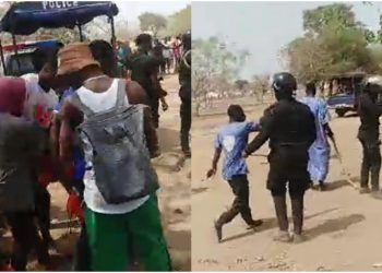 Policeman injured trying to control rioting trainees of Savannah College of Education