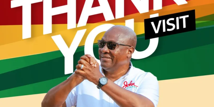 president mahama begins thank you tour in upper east northern region