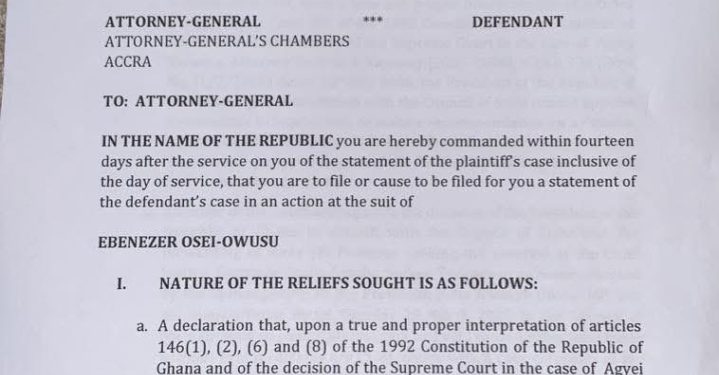 private citizen challenges procedure in chief justice removal process