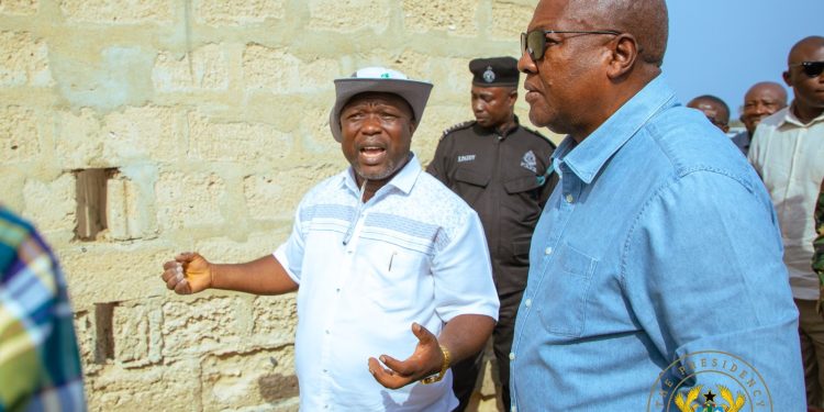 resettlement site for tidal wave victims unsuitable mahama warns