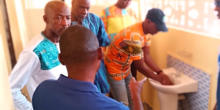 rotary club commissions 13000 wash facility for eremon shts