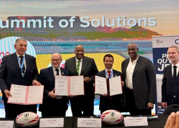 Rugby Africa strengthens partnerships for development at Finance in Common Summit