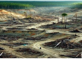 Space scientists reveal shocking devastation of mining as 84,000 football fields of forests gone