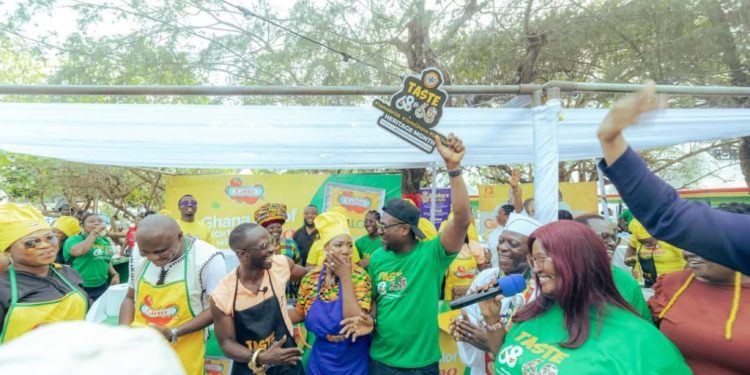 taste 6868 okyeame kwame wins celebrity jollof competition with vegan recipe
