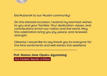 Thank you for the kind well wishes – Vice President