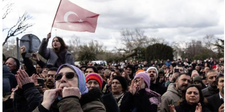 turkey arrests dozens over online posts after erdogan rival detained