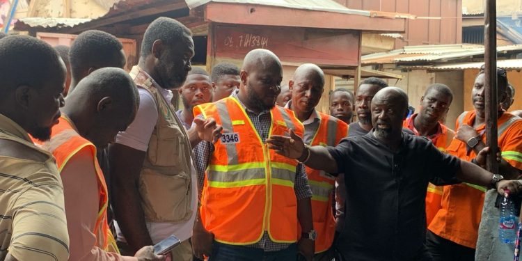 we are not taking away your shops after reclamation nadmo assures victims of adum fire