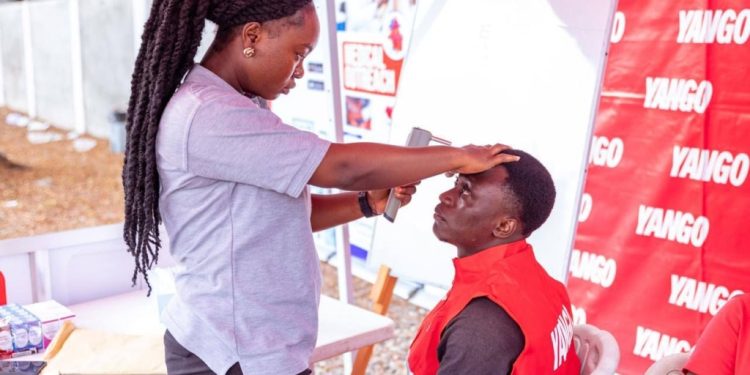 yango delivery organizes free health screening for partners couriers