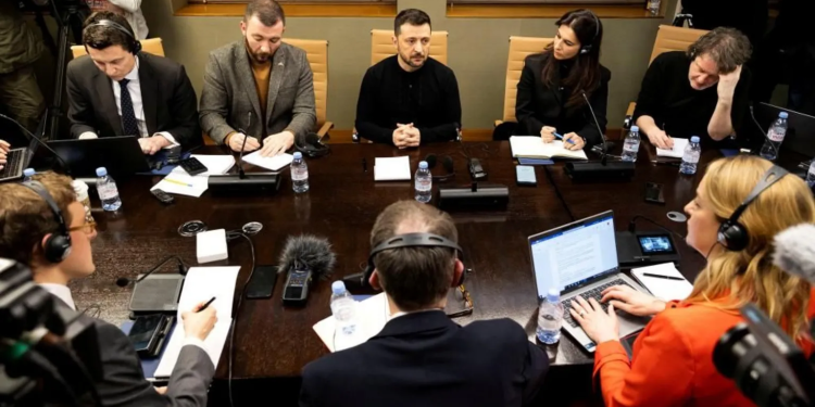 zelensky bruised but upbeat after diplomatic whirlwind